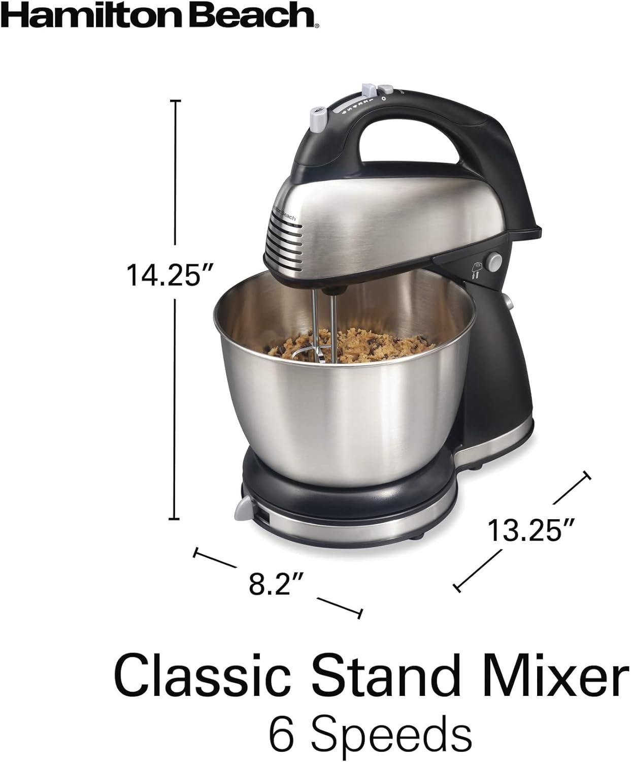 Classic Stand and Hand Mixer, 4 Quarts, 6 Speeds - Image 2