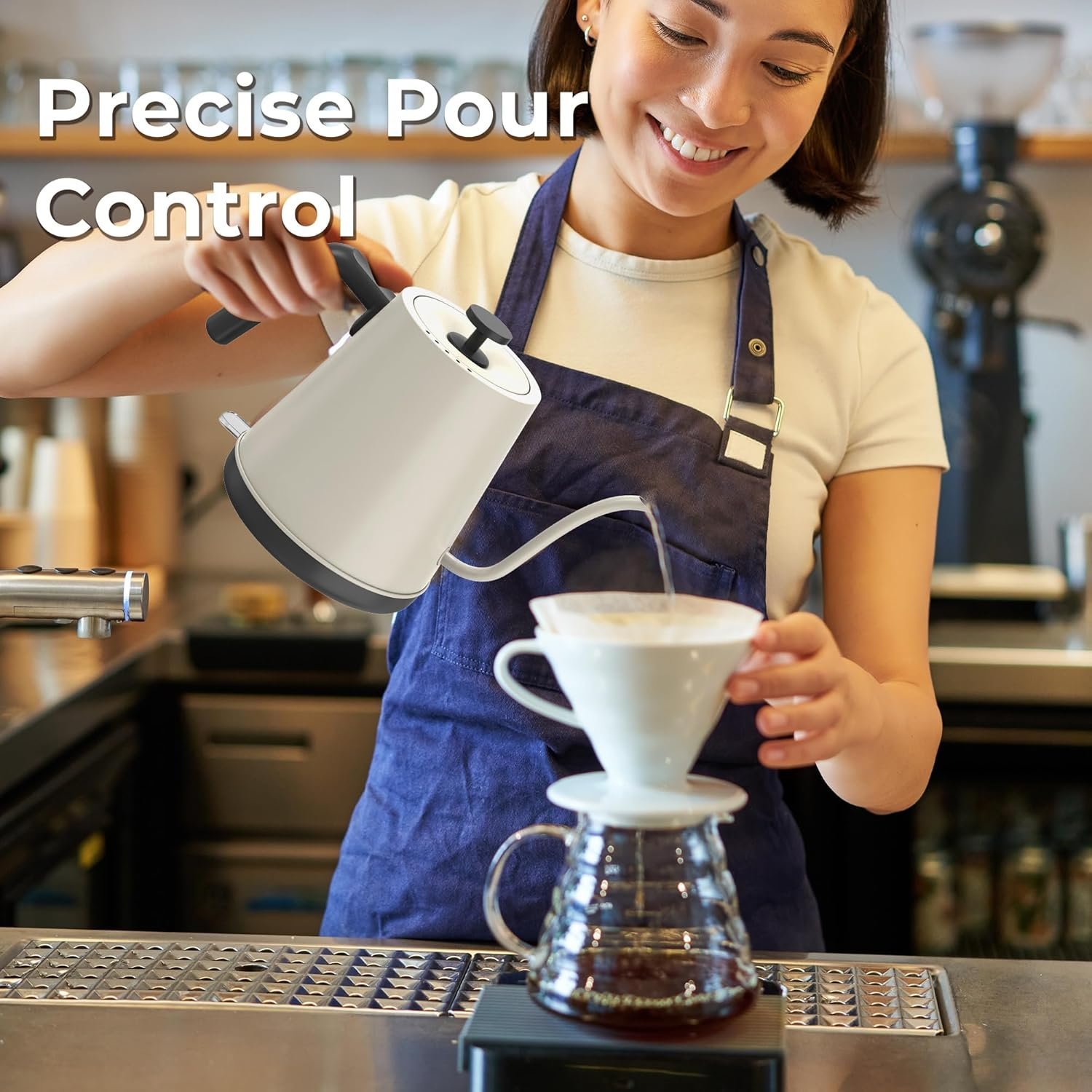 Gooseneck Electric Kettle, 0.8L Electric Tea Kettle - Image 2